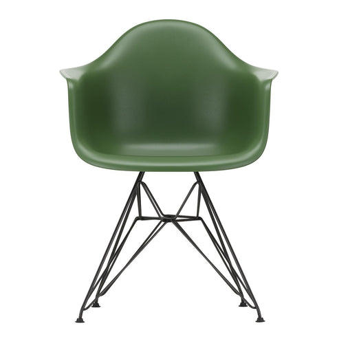 Cadeira de Braços em Plástico Eames DAR / Base Preta